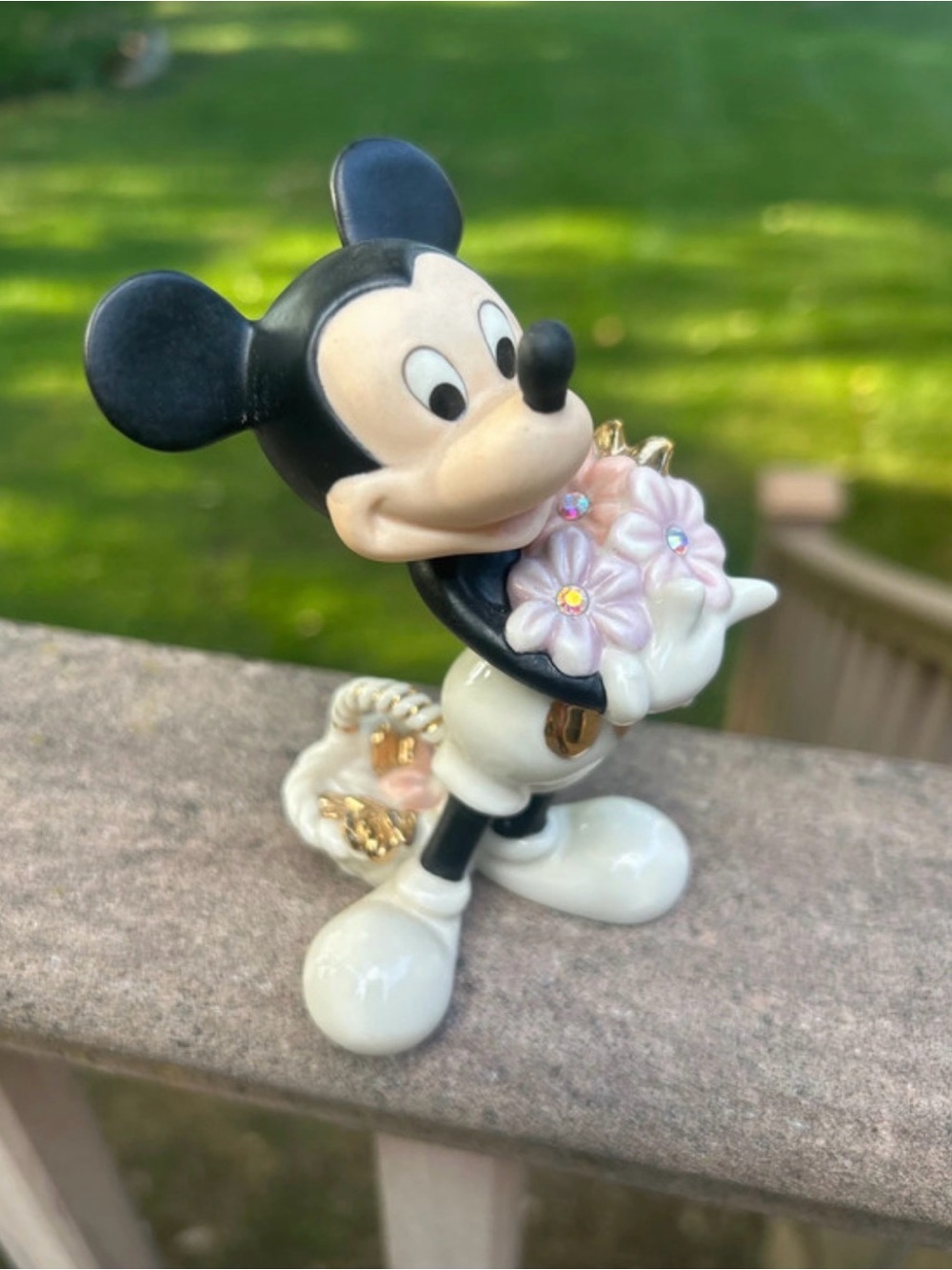 Disney Mickey Flowers For You Lenox Figurine